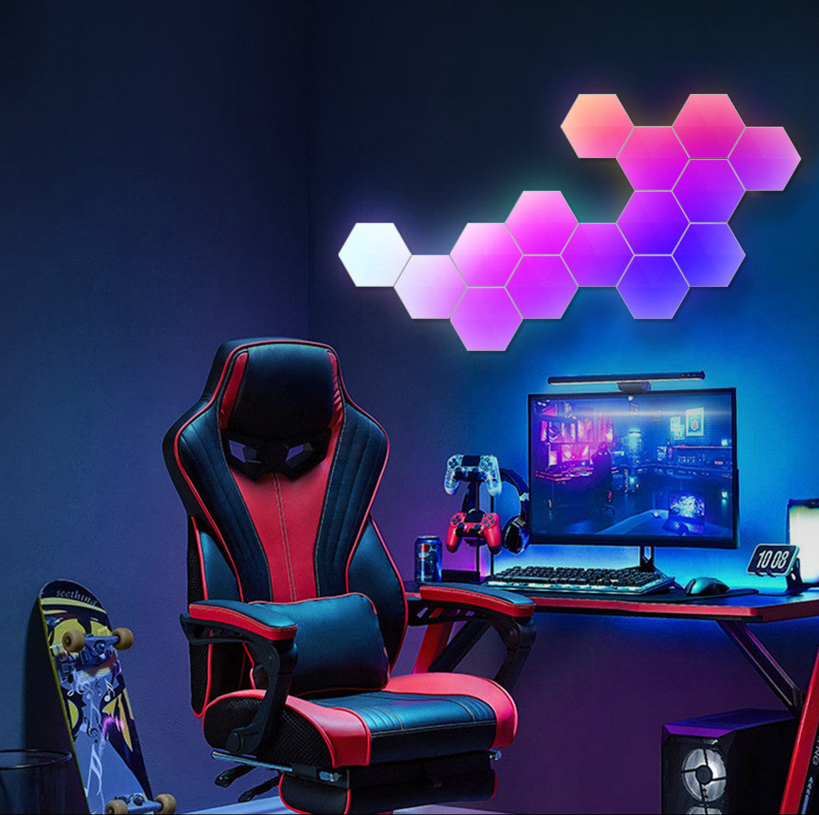 Panneau Hexagone RGB Modulable