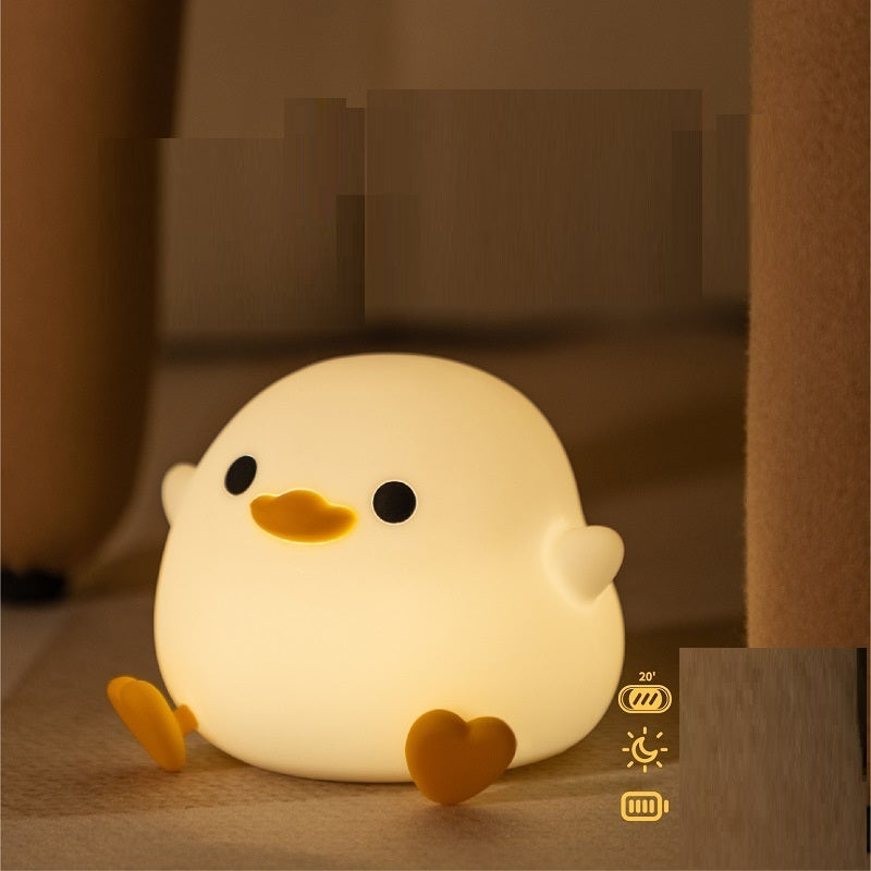 Veilleuse LED Canard en Silicone