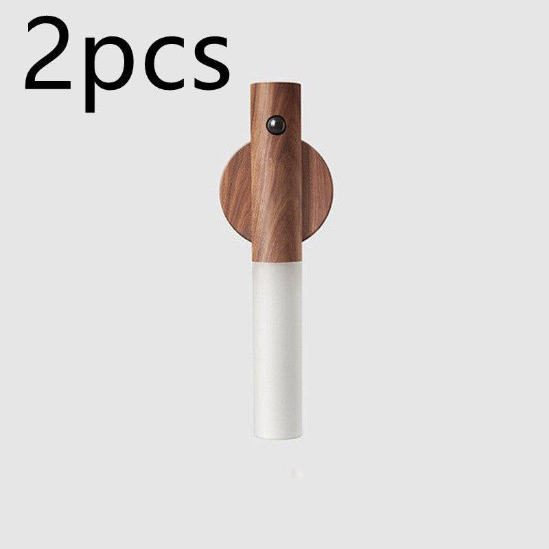 Veilleuse LED USB Magnétique En Bois