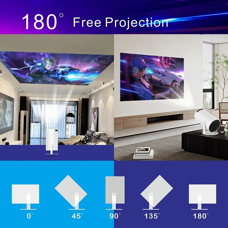 Écran Projecteur Cinéma Maison 4K Portable