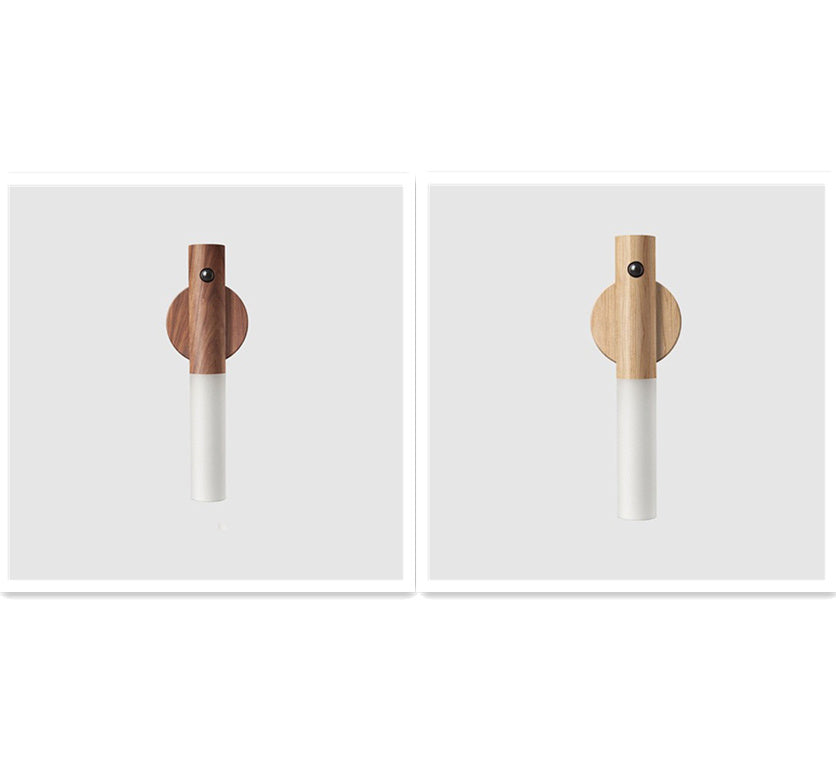 Veilleuse LED USB Magnétique En Bois